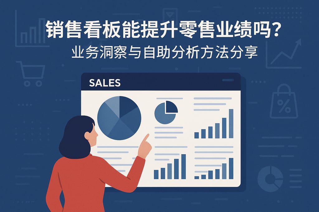 销售看板能提升零售业绩吗？业务洞察与自助分析方法分享
