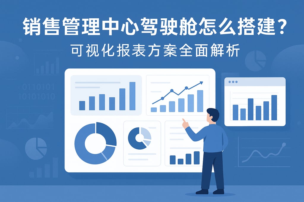 销售管理中心驾驶舱怎么搭建？可视化报表方案全面解析