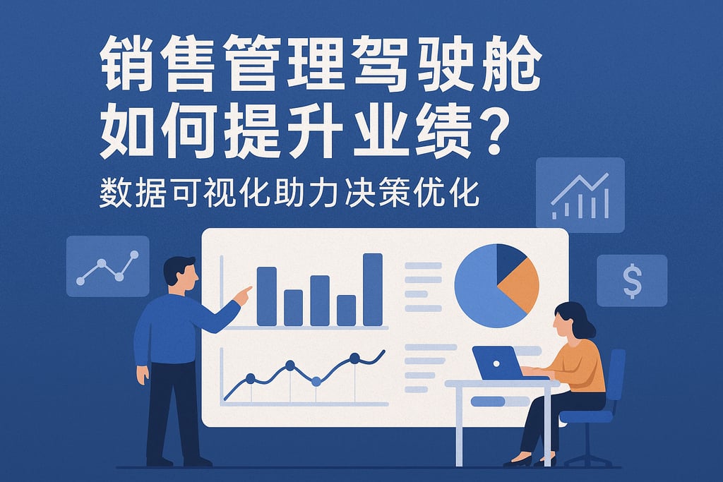 销售管理驾驶舱如何提升业绩？数据可视化助力决策优化