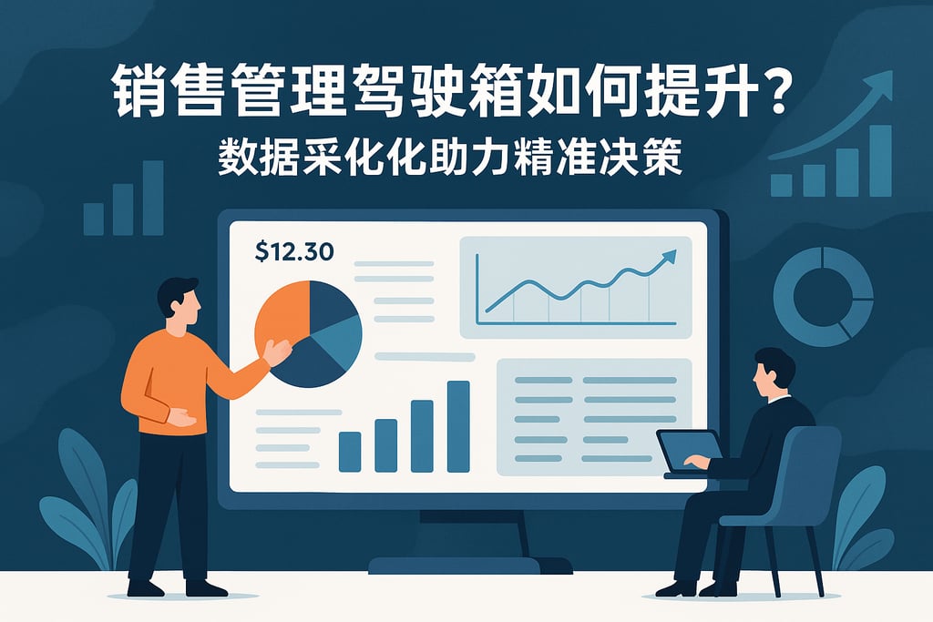 销售管理驾驶舱如何提升业绩？数据可视化助力精准决策