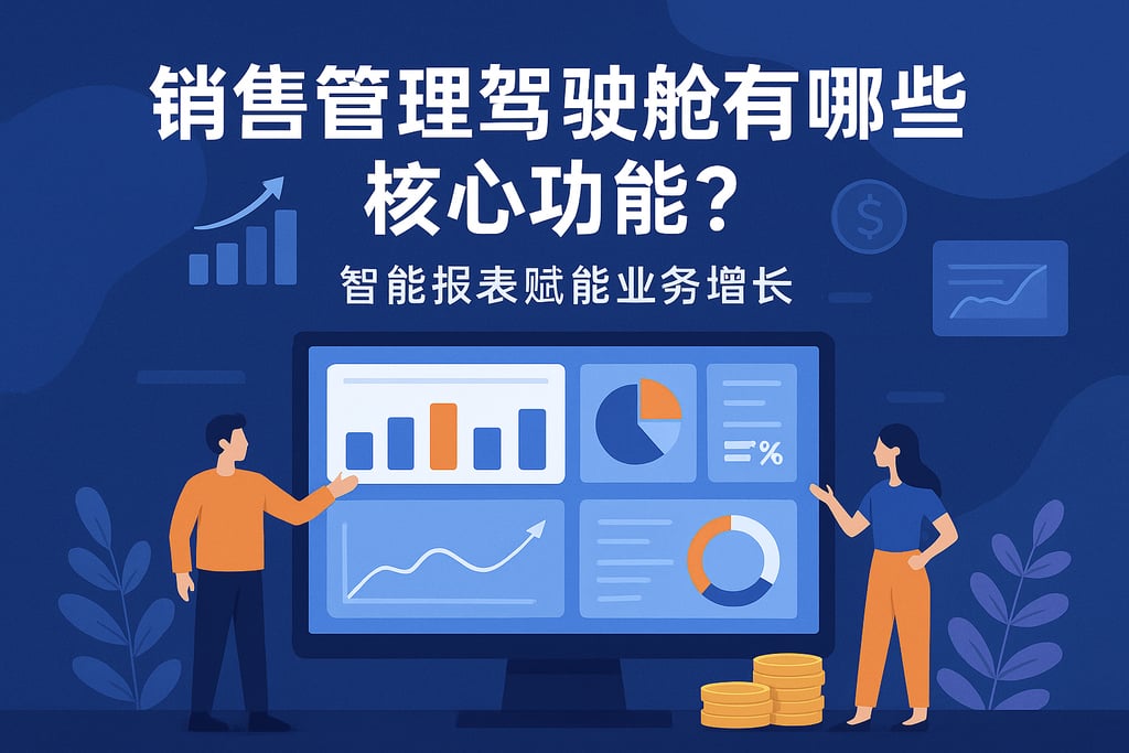 销售管理驾驶舱有哪些核心功能？智能报表赋能业务增长