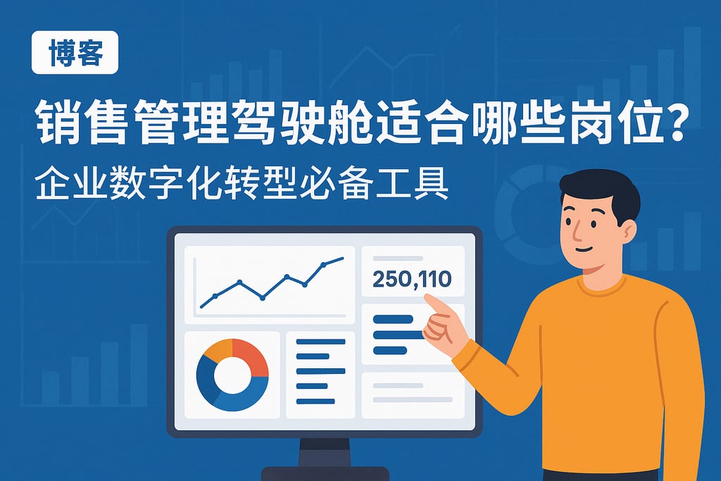 销售管理驾驶舱适合哪些岗位？企业数字化转型必备工具