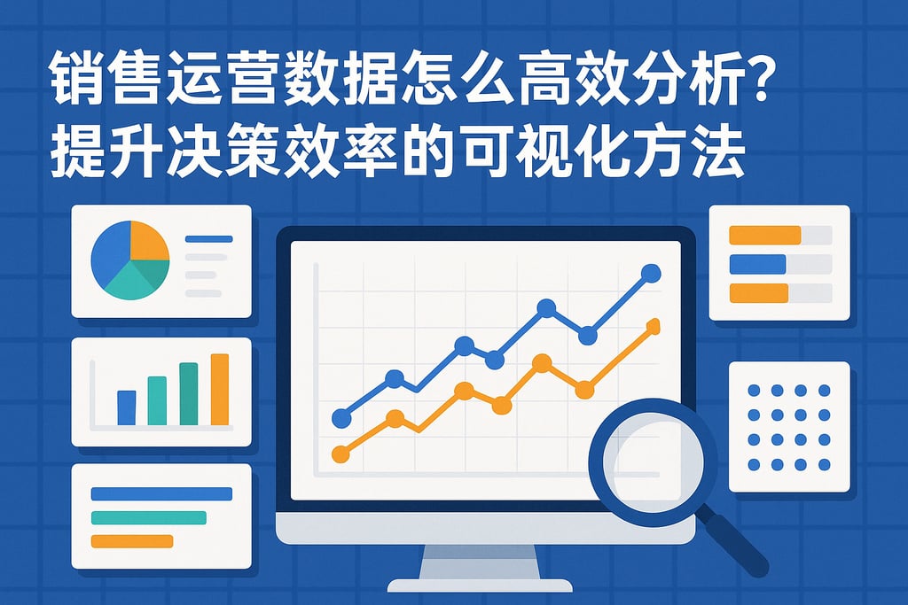 销售运营数据怎么高效分析？提升决策效率的可视化方法