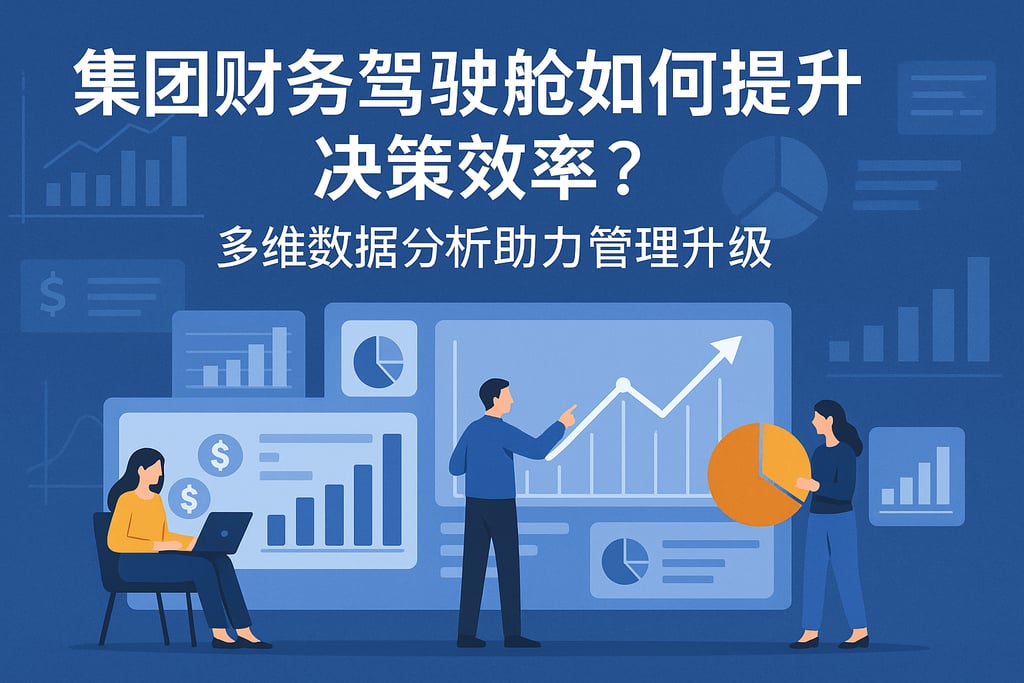 集团财务驾驶舱如何提升决策效率？多维数据分析助力管理升级