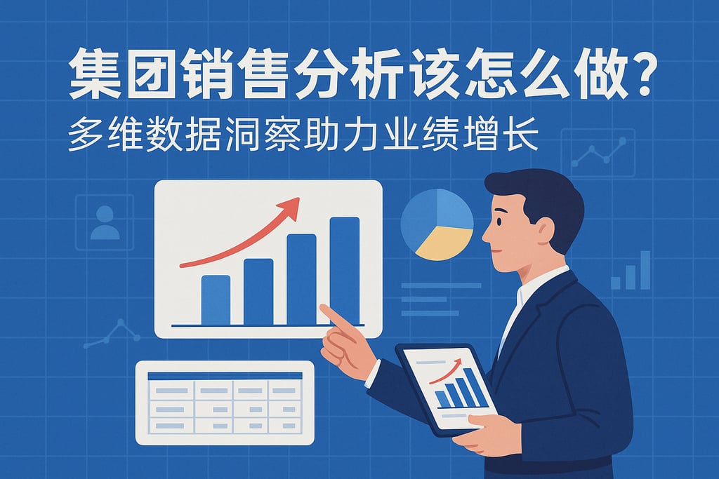 集团销售分析该怎么做？多维数据洞察助力业绩增长