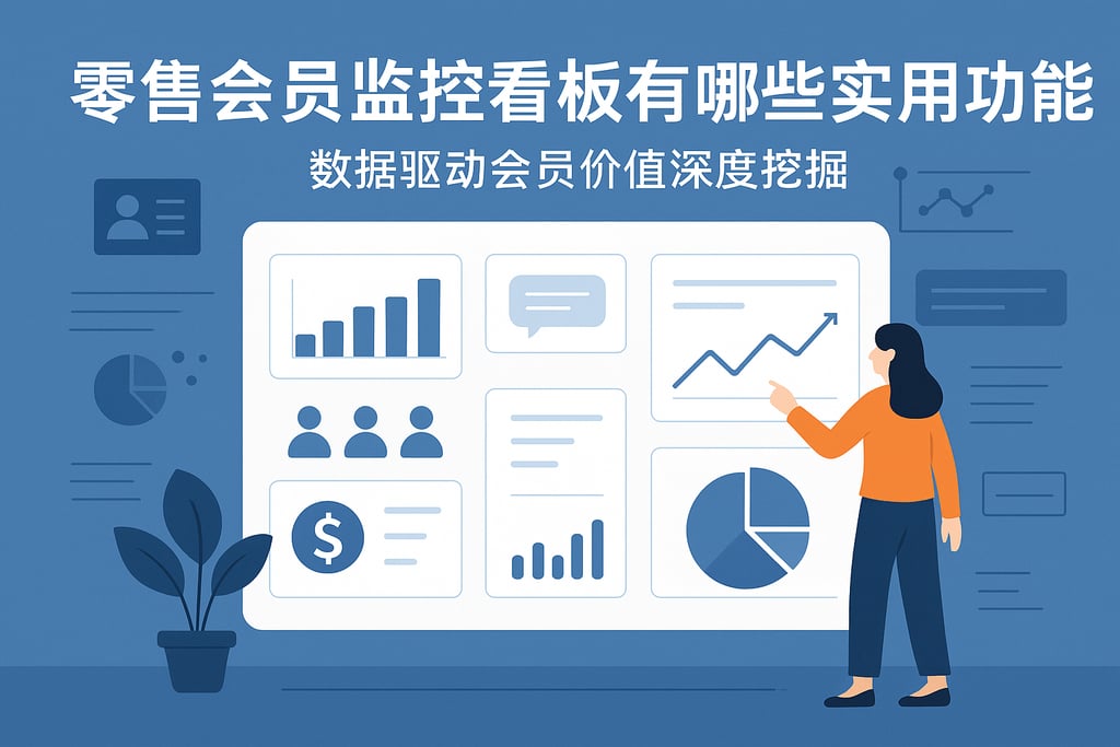 零售会员监控看板有哪些实用功能？数据驱动会员价值深度挖掘