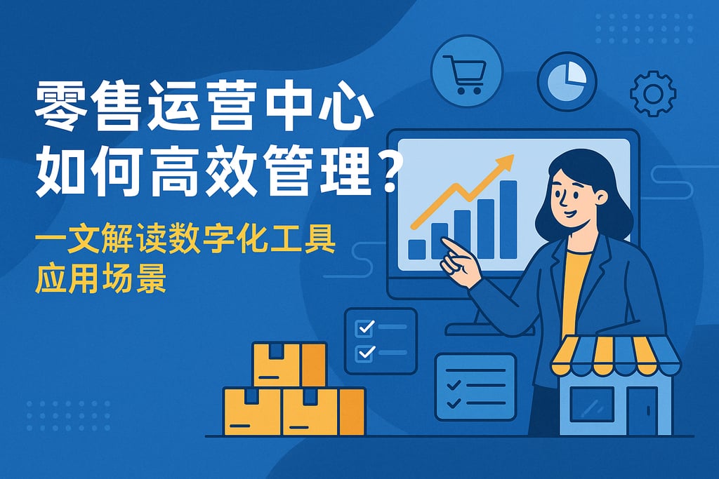 零售运营中心如何高效管理？一文解读数字化工具应用场景