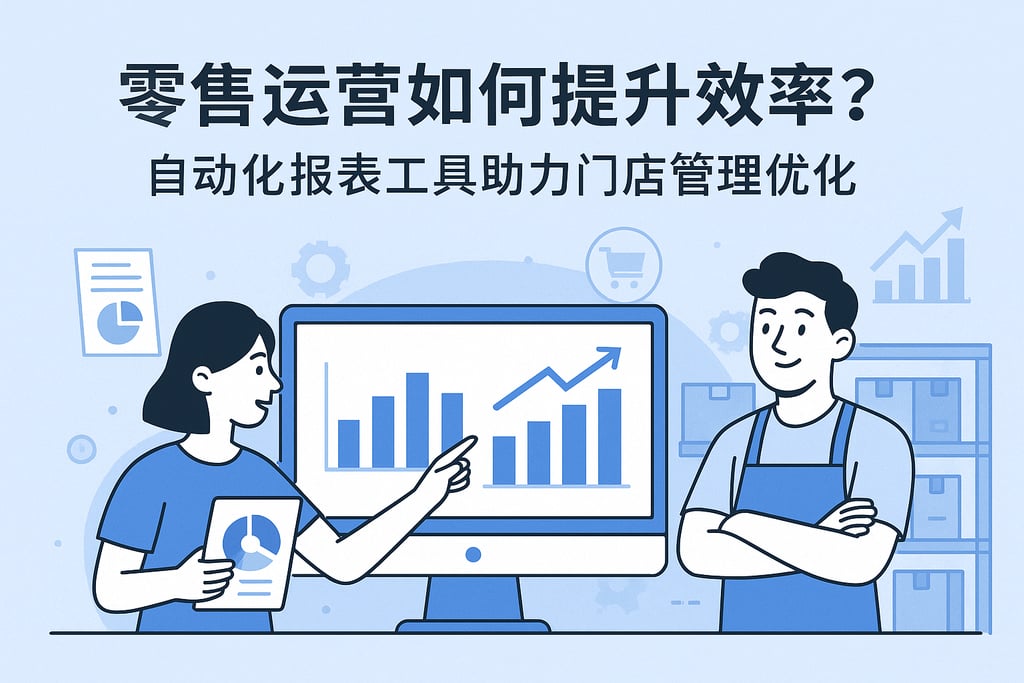 零售运营如何提升效率？自动化报表工具助力门店管理优化