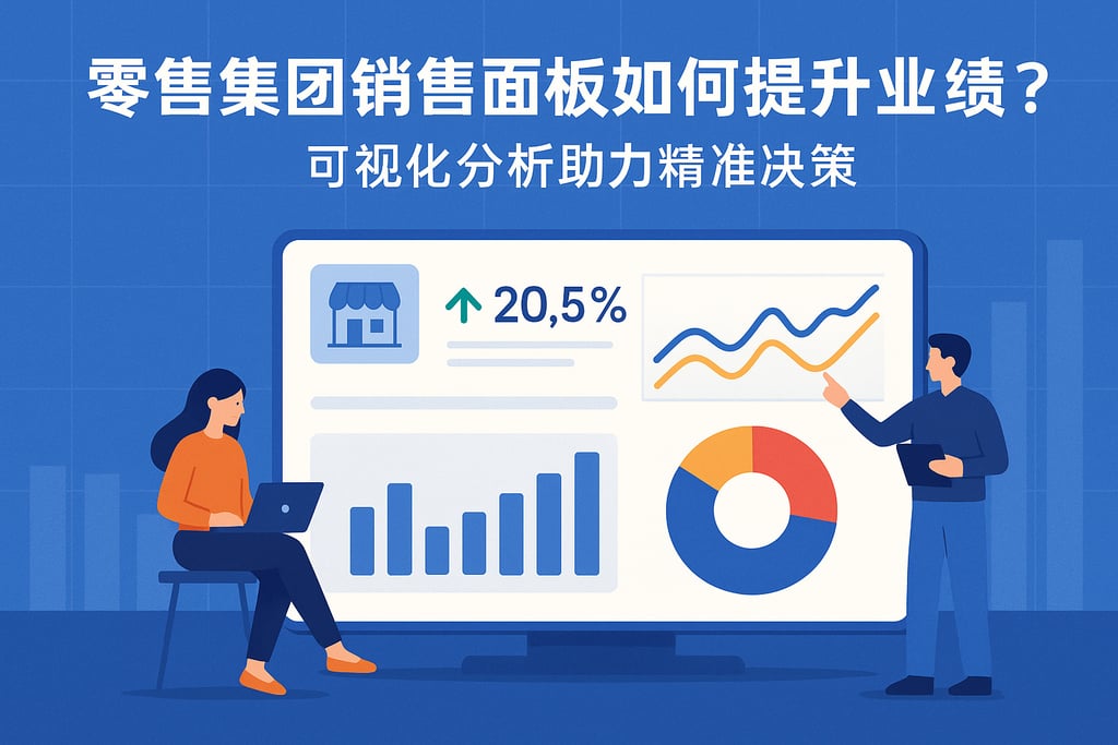 零售集团销售面板如何提升业绩？可视化分析助力精准决策