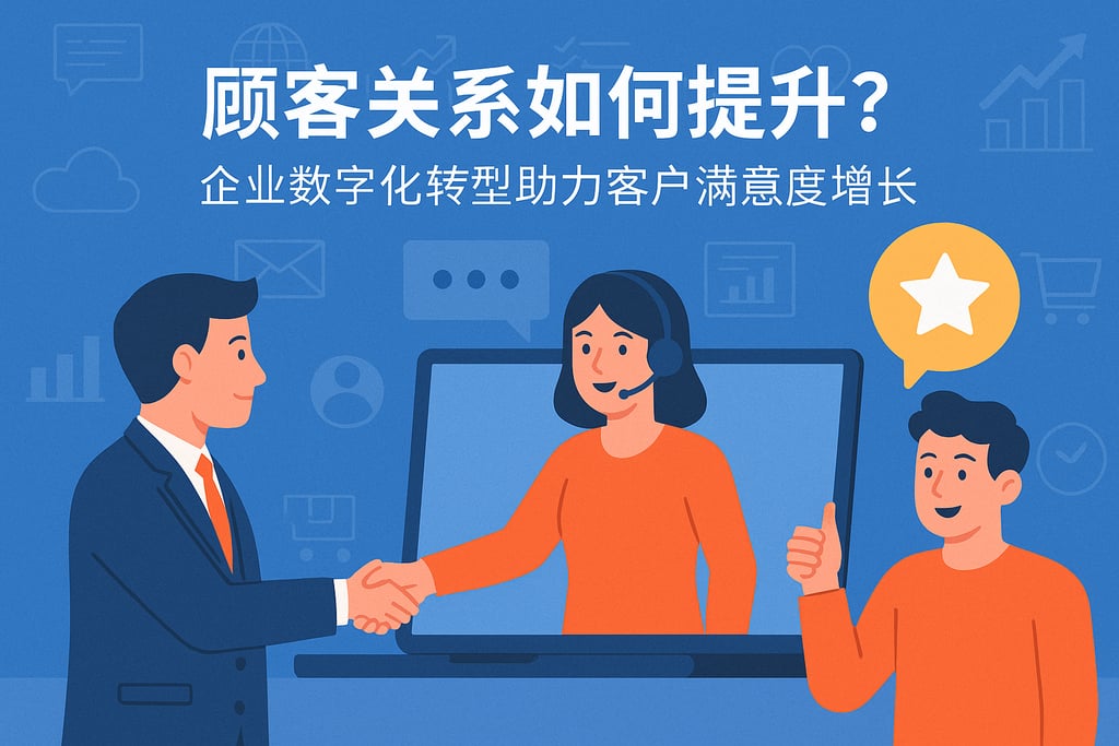 顾客关系如何提升？企业数字化转型助力客户满意度增长