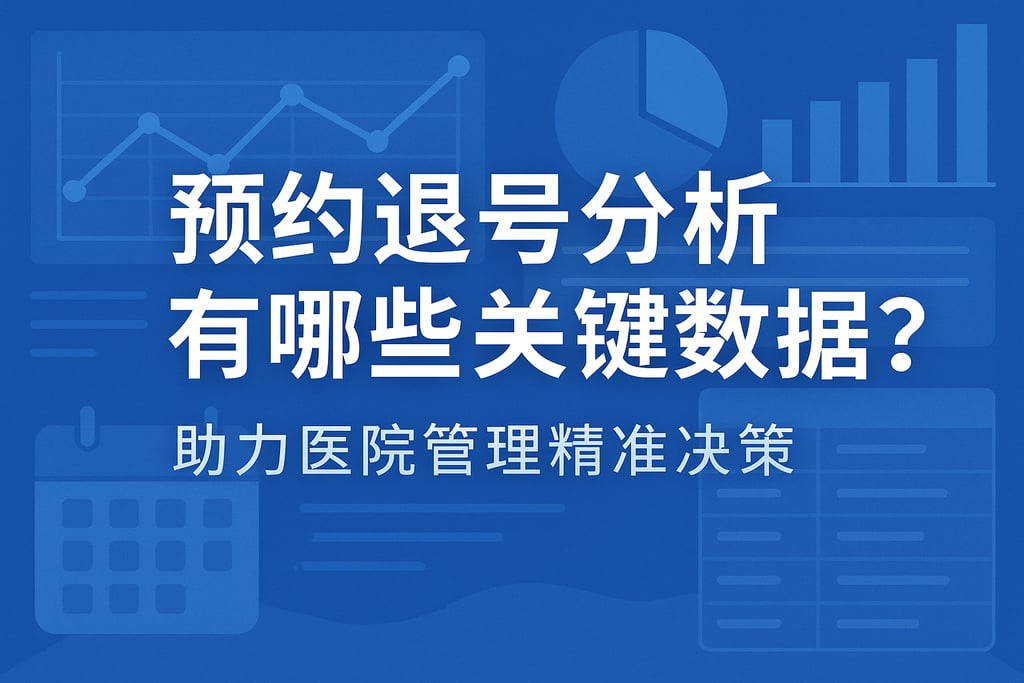 预约退号分析有哪些关键数据？助力医院管理精准决策
