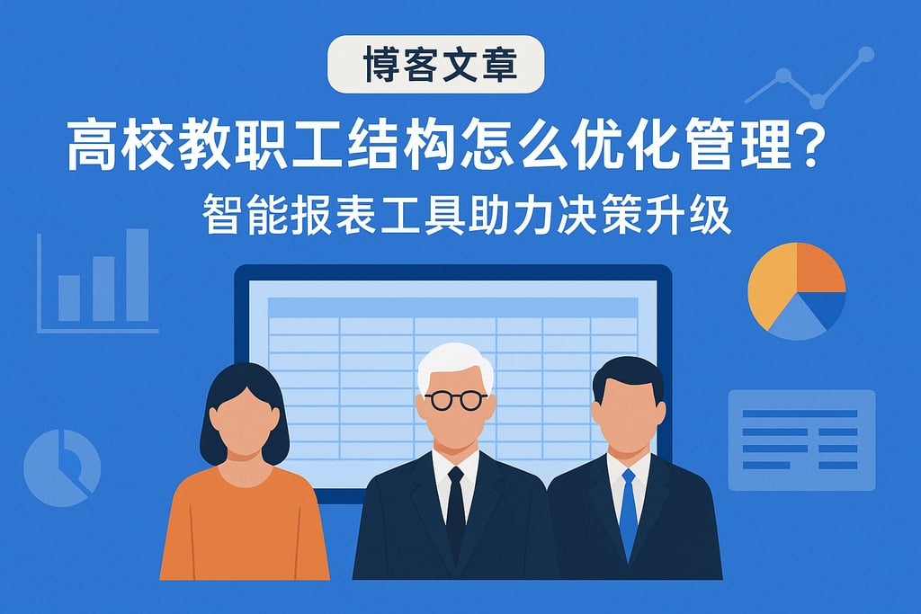 高校教职工结构怎么优化管理？智能报表工具助力决策升级