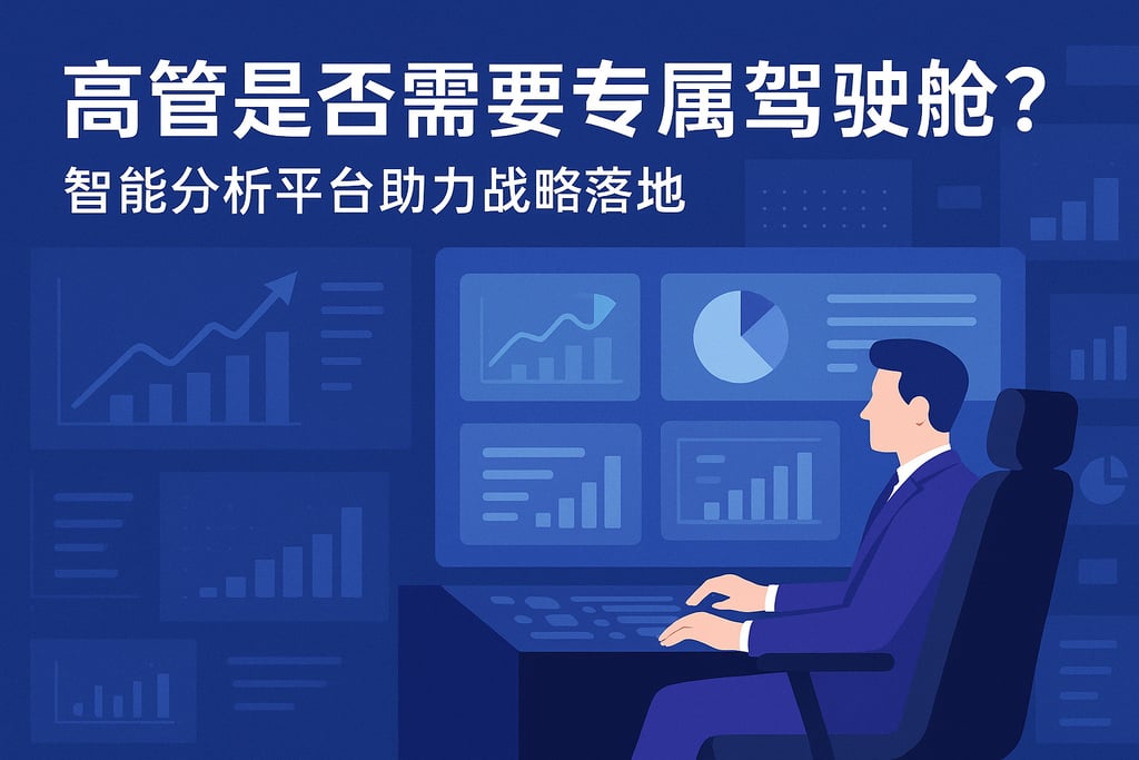 高管是否需要专属驾驶舱？智能分析平台助力战略落地