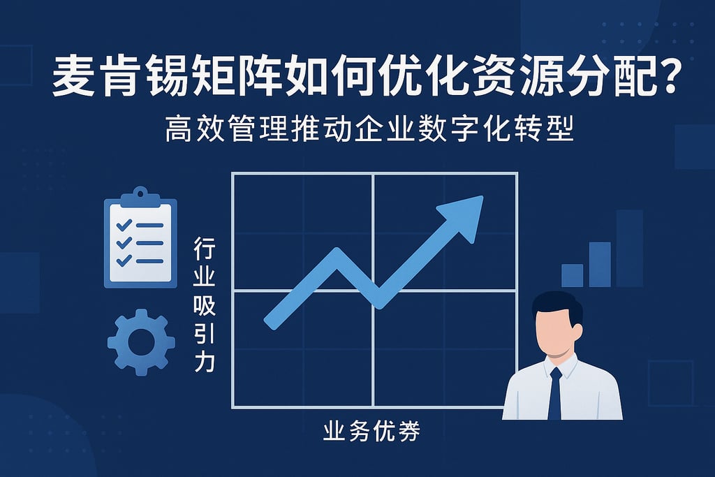 麦肯锡矩阵如何优化资源分配？高效管理推动企业数字化转型