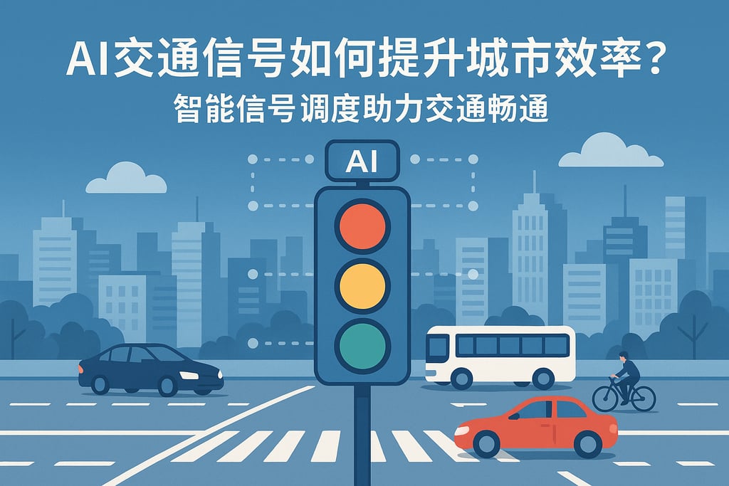 AI交通信号如何提升城市效率？智能信号调度助力交通畅通