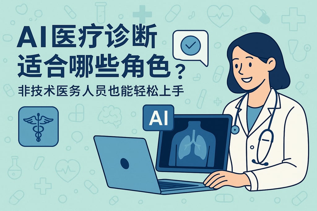 AI医疗诊断适合哪些角色？非技术医务人员也能轻松上手