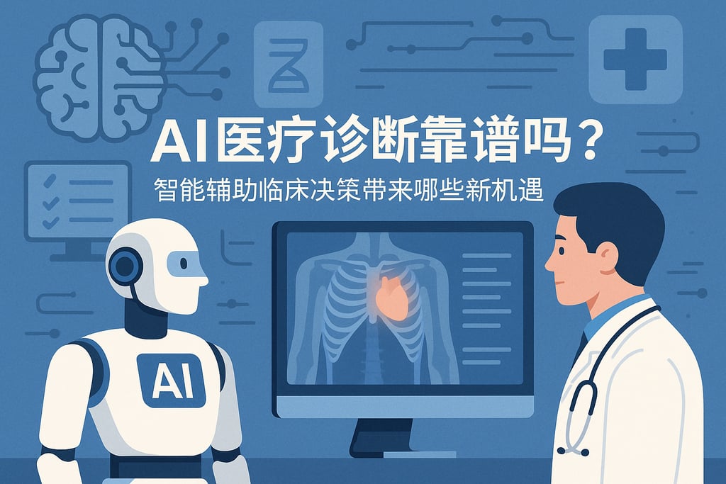 AI医疗诊断靠谱吗？智能辅助临床决策带来哪些新机遇