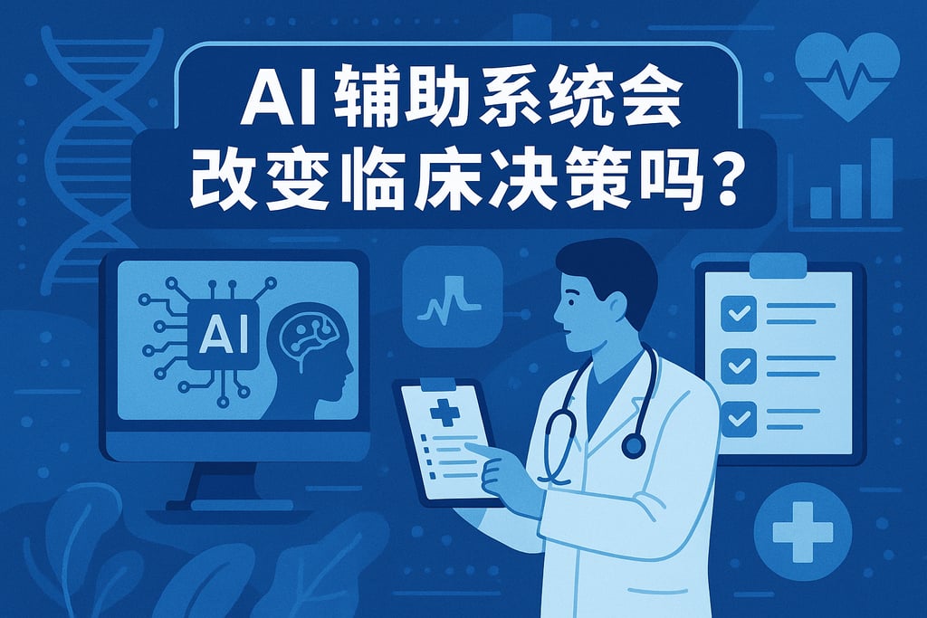 AI辅助系统会改变临床决策吗？探索人工智能在医疗行业中的实际应用