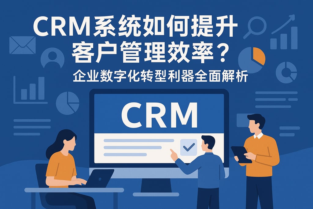 CRM系统如何提升客户管理效率？企业数字化转型利器全面解析