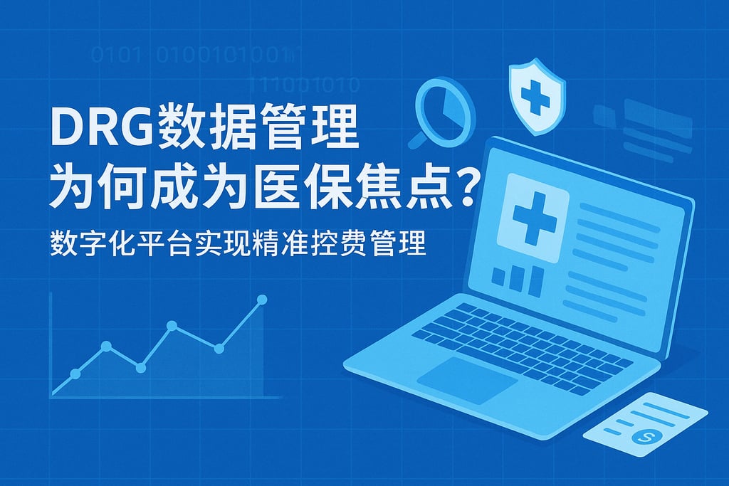 DRG数据管理为何成为医保焦点？数字化平台实现精准控费管理