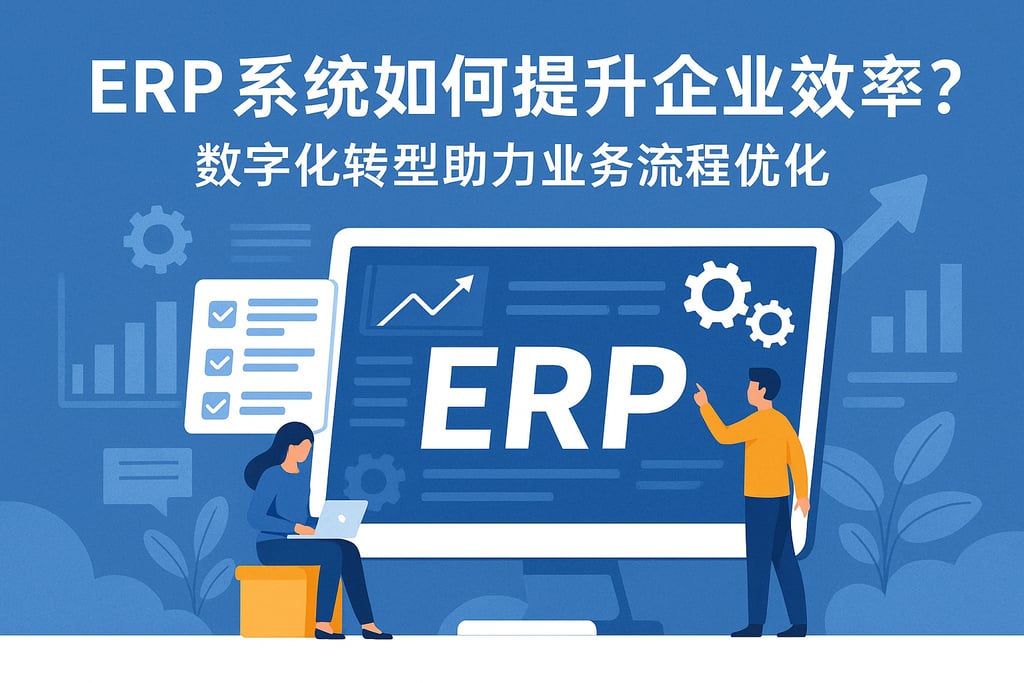 ERP系统如何提升企业效率？数字化转型助力业务流程优化