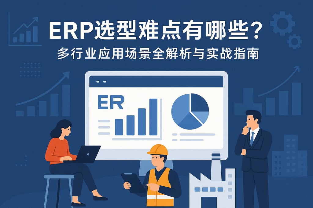 ERP选型难点有哪些？多行业应用场景全解析与实战指南