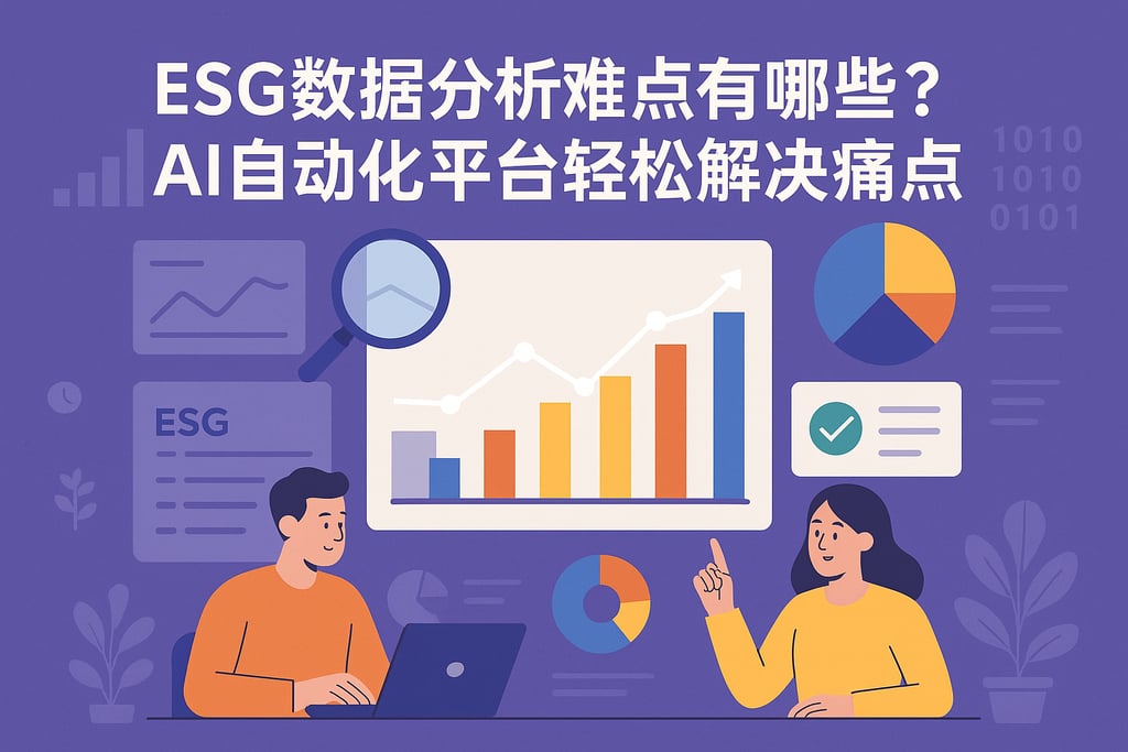 ESG数据分析难点有哪些？AI自动化平台轻松解决痛点