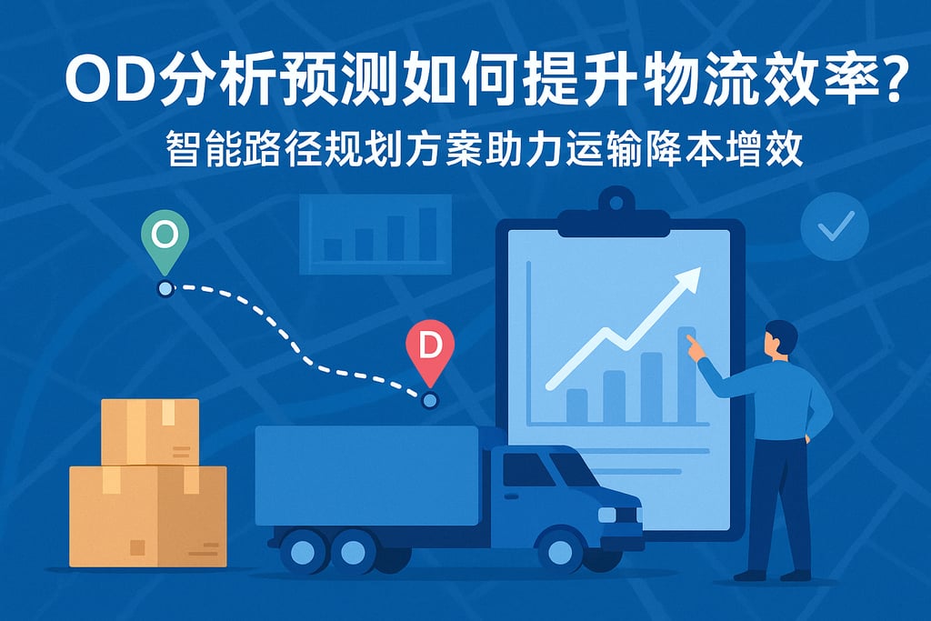 OD分析预测如何提升物流效率？智能路径规划方案助力运输降本增效