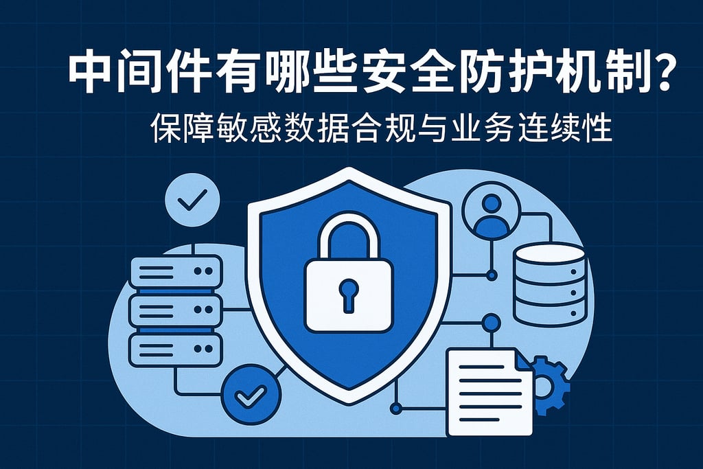 中间件有哪些安全防护机制？保障敏感数据合规与业务连续性