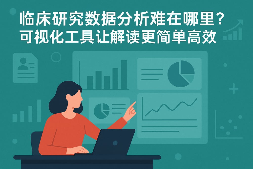 临床研究数据分析难在哪里？可视化工具让解读更简单高效
