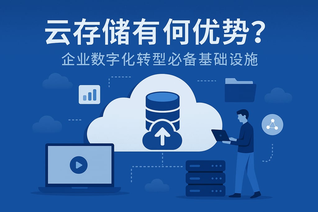 云存储有何优势？企业数字化转型必备基础设施