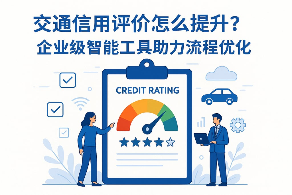 交通信用评价怎么提升？企业级智能工具助力流程优化
