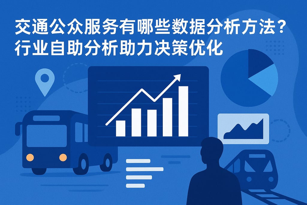 交通公众服务有哪些数据分析方法？行业自助分析助力决策优化