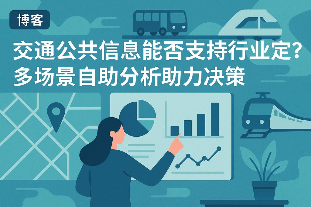 交通公共信息能否支持行业定制？多场景自助分析助力决策