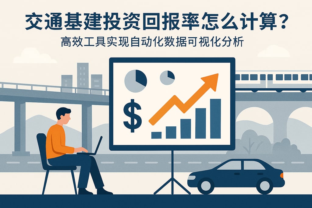 交通基建投资回报率怎么计算？高效工具实现自动化数据可视化分析