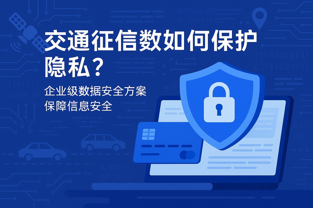 交通征信数据如何保护隐私？企业级数据安全方案保障信息安全