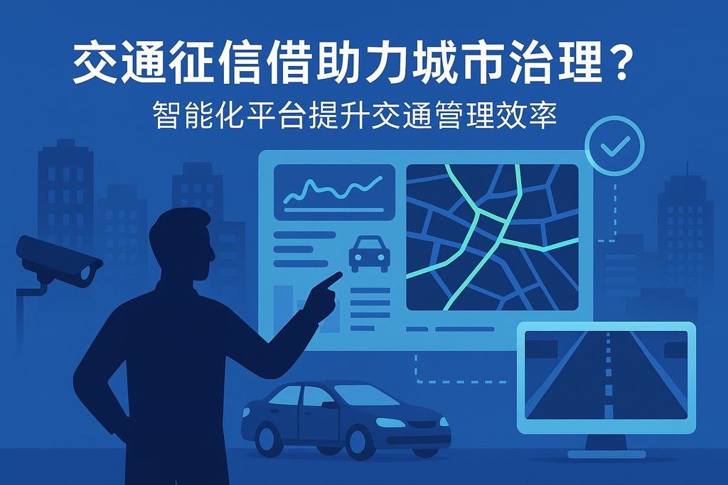 交通征信数据能助力城市治理吗？智能化平台提升交通管理效率