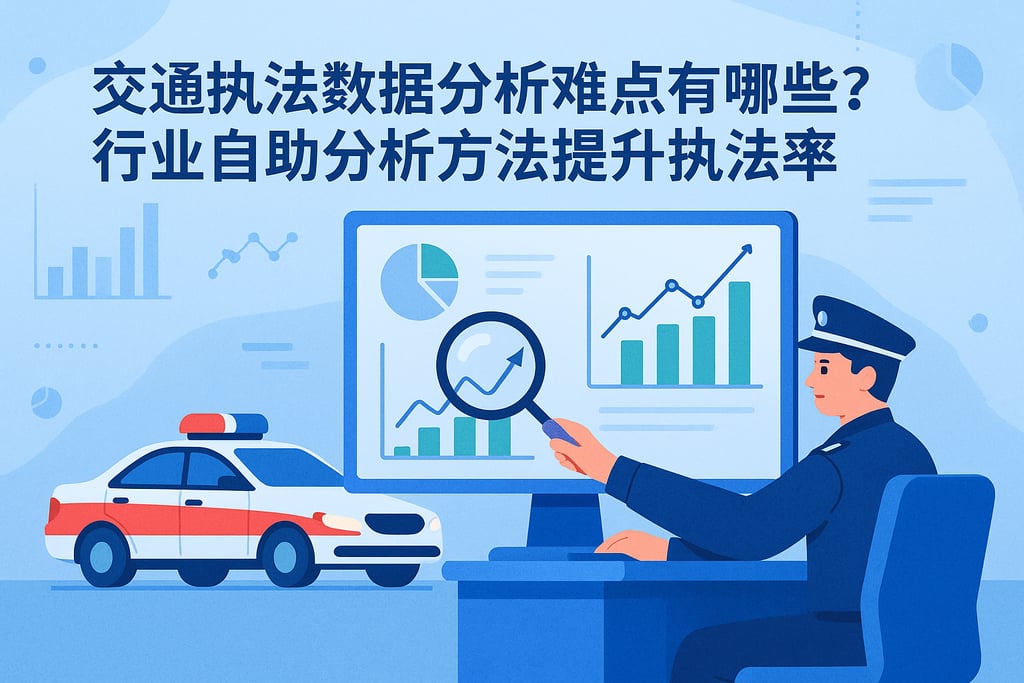 交通执法数据分析难点有哪些？行业自助分析方法提升执法效率