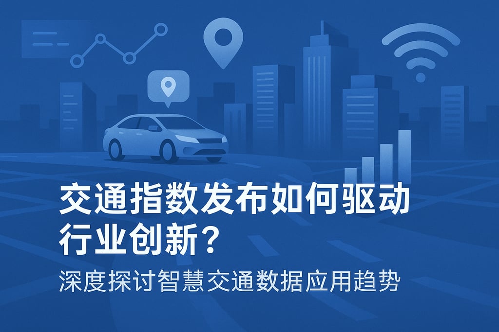 交通指数发布如何驱动行业创新？深度探讨智慧交通数据应用趋势