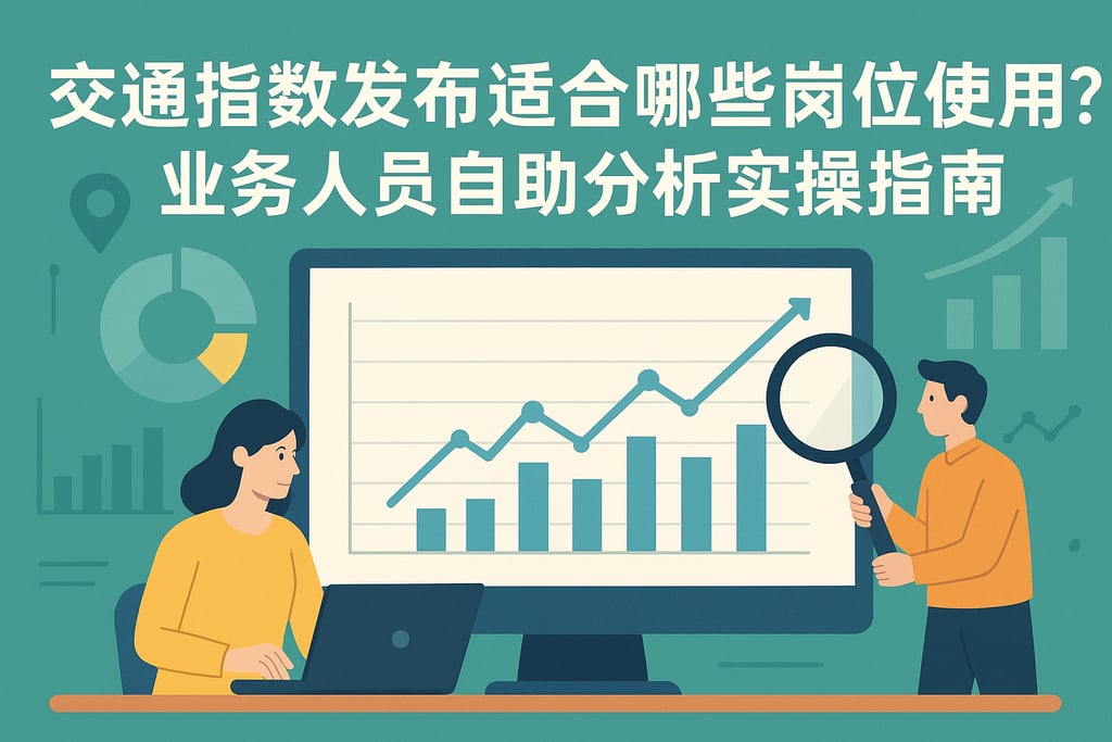 交通指数发布适合哪些岗位使用？业务人员自助分析实操指南