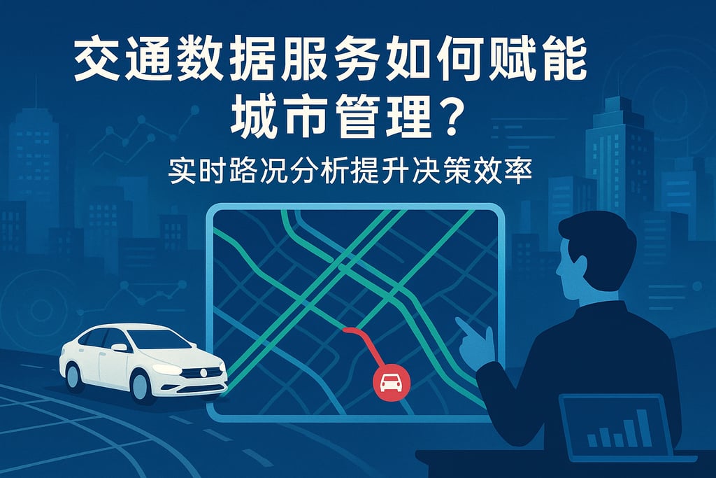 交通数据服务如何赋能城市管理？实时路况分析提升决策效率