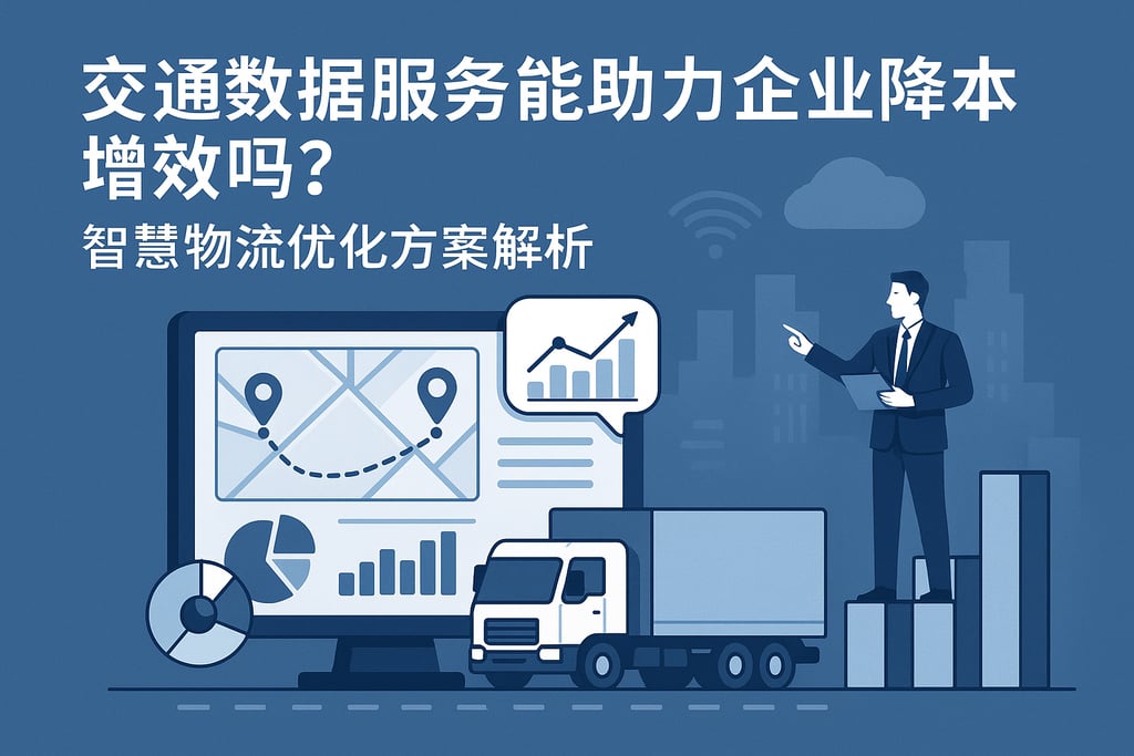 交通数据服务能助力企业降本增效吗？智慧物流优化方案解析