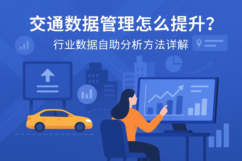 交通数据管理怎么提升？行业数据自助分析方法详解