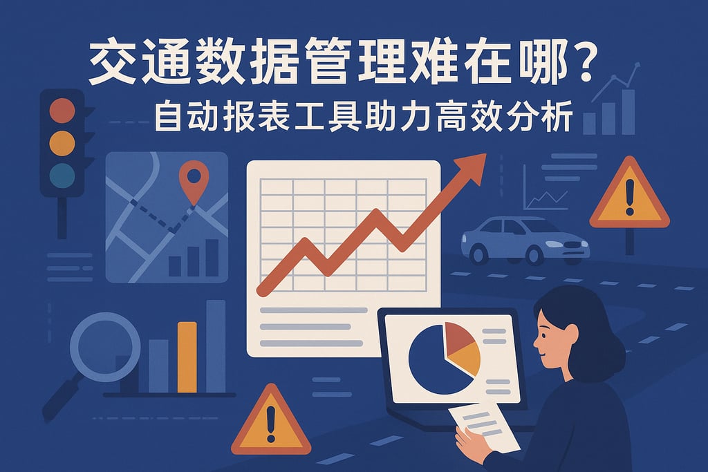 交通数据管理难在哪？自动报表工具助力高效分析