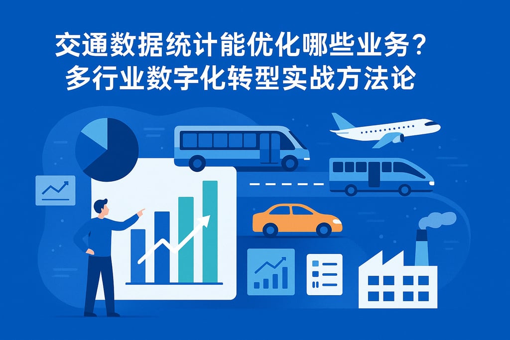交通数据统计能优化哪些业务？多行业数字化转型实战方法论
