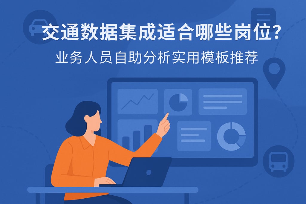 交通数据集成适合哪些岗位？业务人员自助分析实用模板推荐