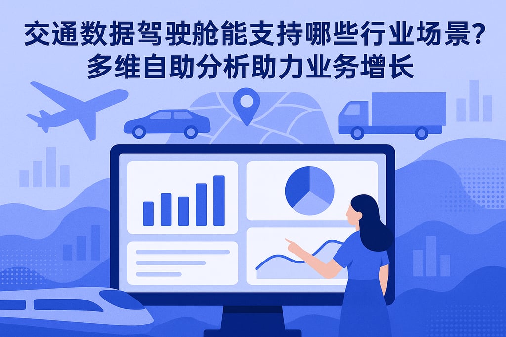 交通数据驾驶舱能支持哪些行业场景？多维自助分析助力业务增长