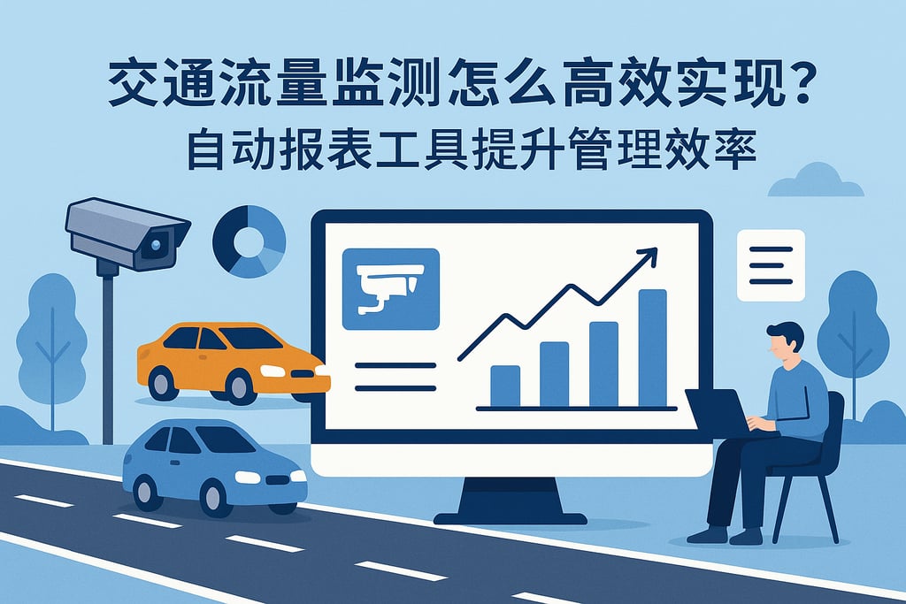 交通流量监测怎么高效实现？自动报表工具提升管理效率