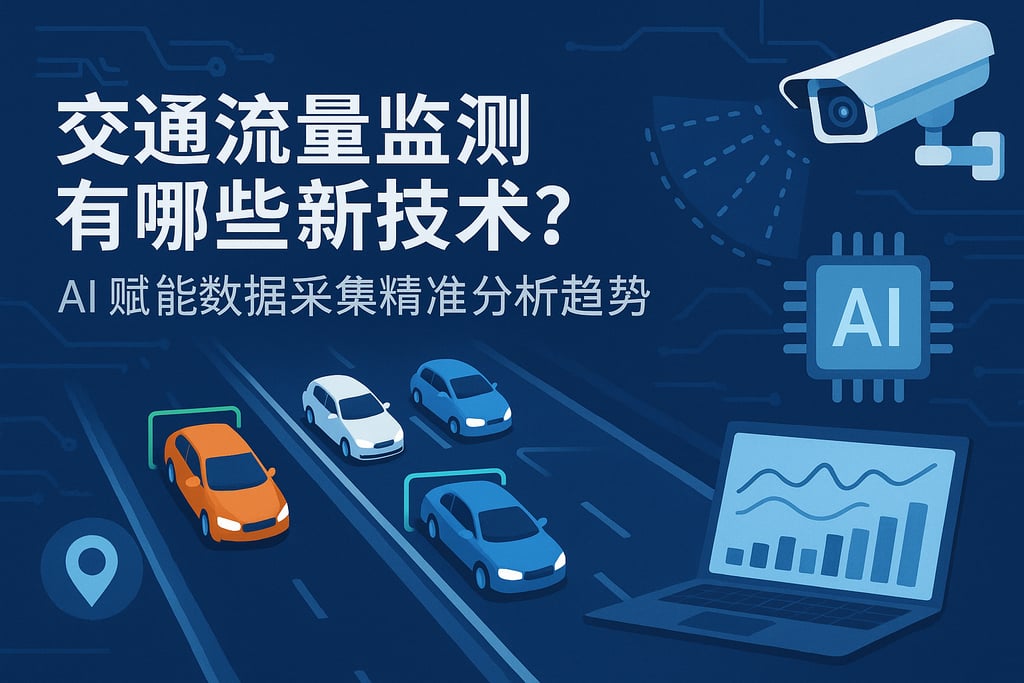 交通流量监测有哪些新技术？AI赋能数据采集精准分析趋势
