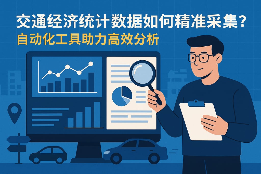 交通经济统计数据如何精准采集？自动化工具助力高效分析